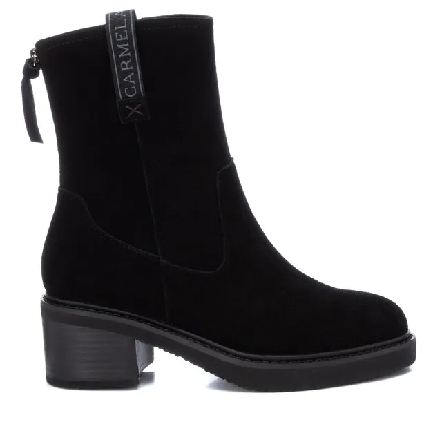 Carmela 16034401 bottines cuir noir talon 5 cm