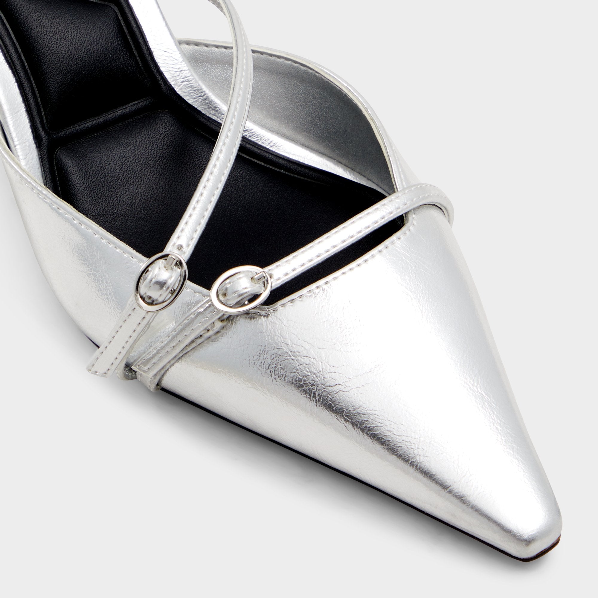ALDO Marietta escarpins slingback argent pointure 38