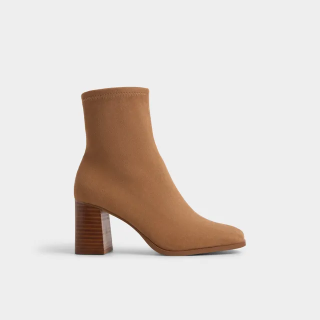 ALDO Marlo bottines daim marron talon