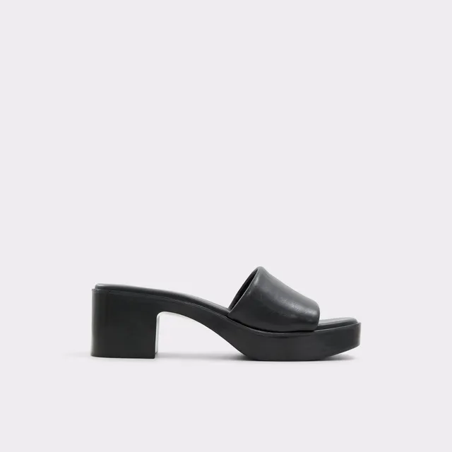 ALDO Babbie mules noires à petit talon