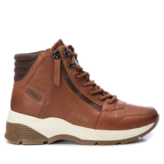 Carmela 16022103 baskets montantes femme marron cuir