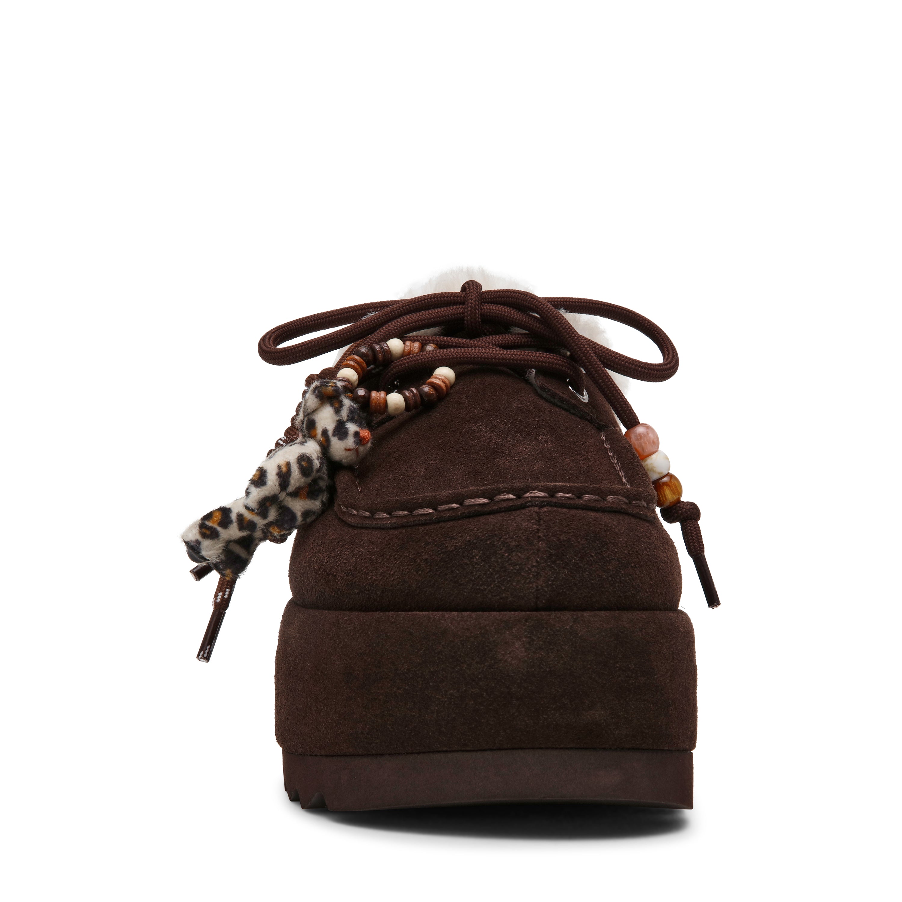 Steve Madden Cuddly mules marron suède plateforme