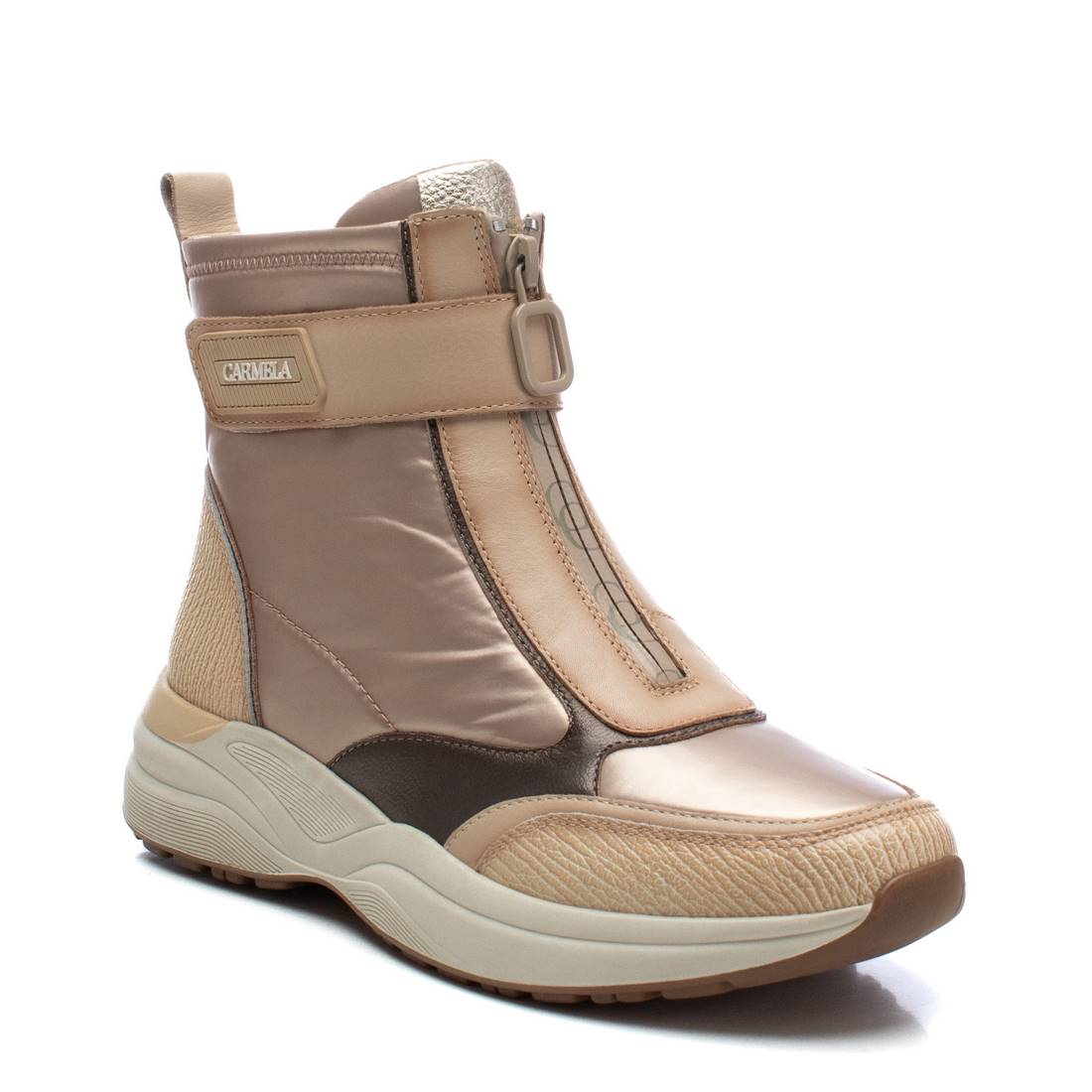 Carmela 16196204 sneakers montantes marron cuir véritable
