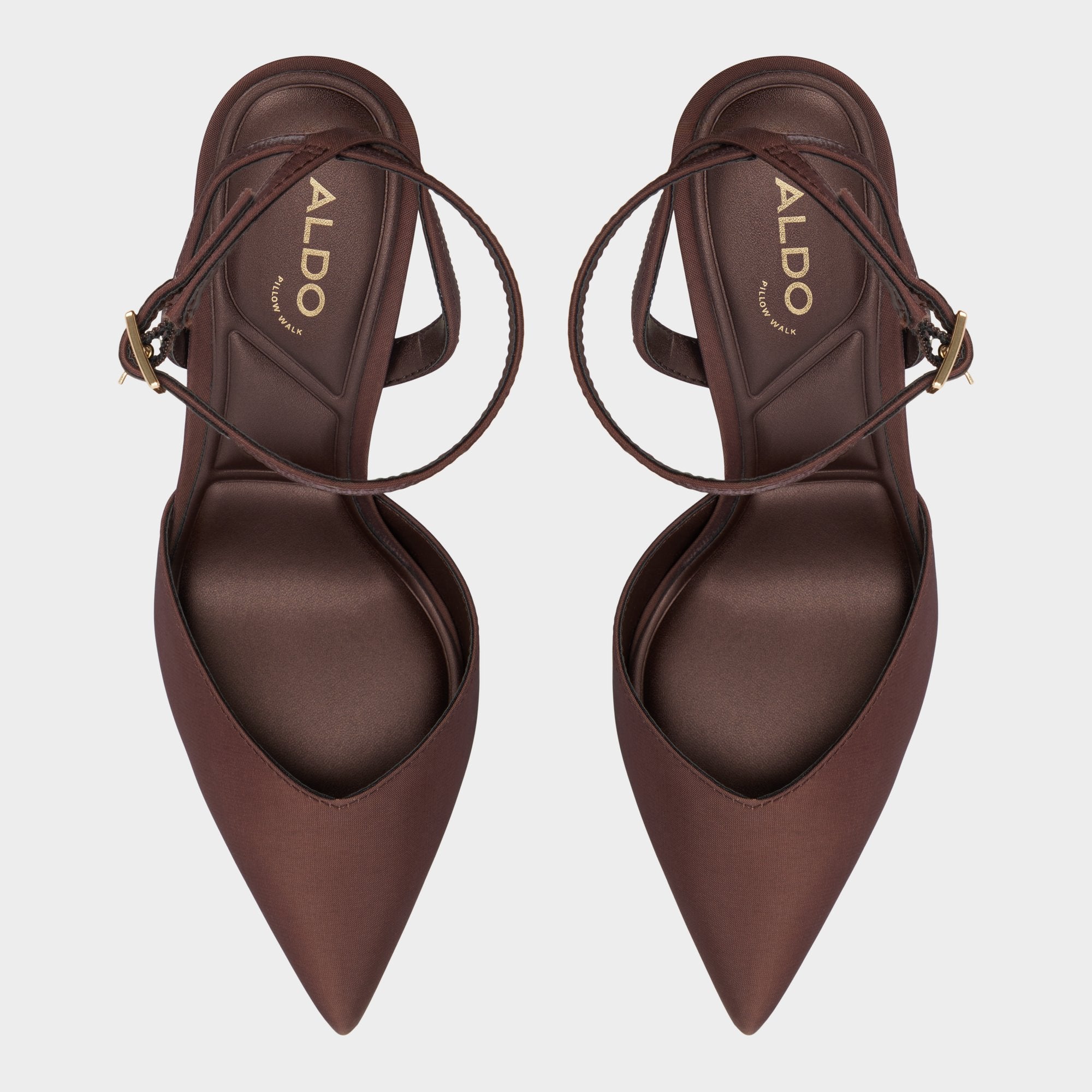 ALDO Carolling bottes cuir marron talon aiguille