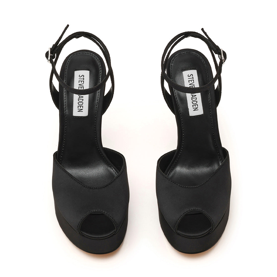 Steve Madden Martini Escarpins Noir Satin Talon 12 cm