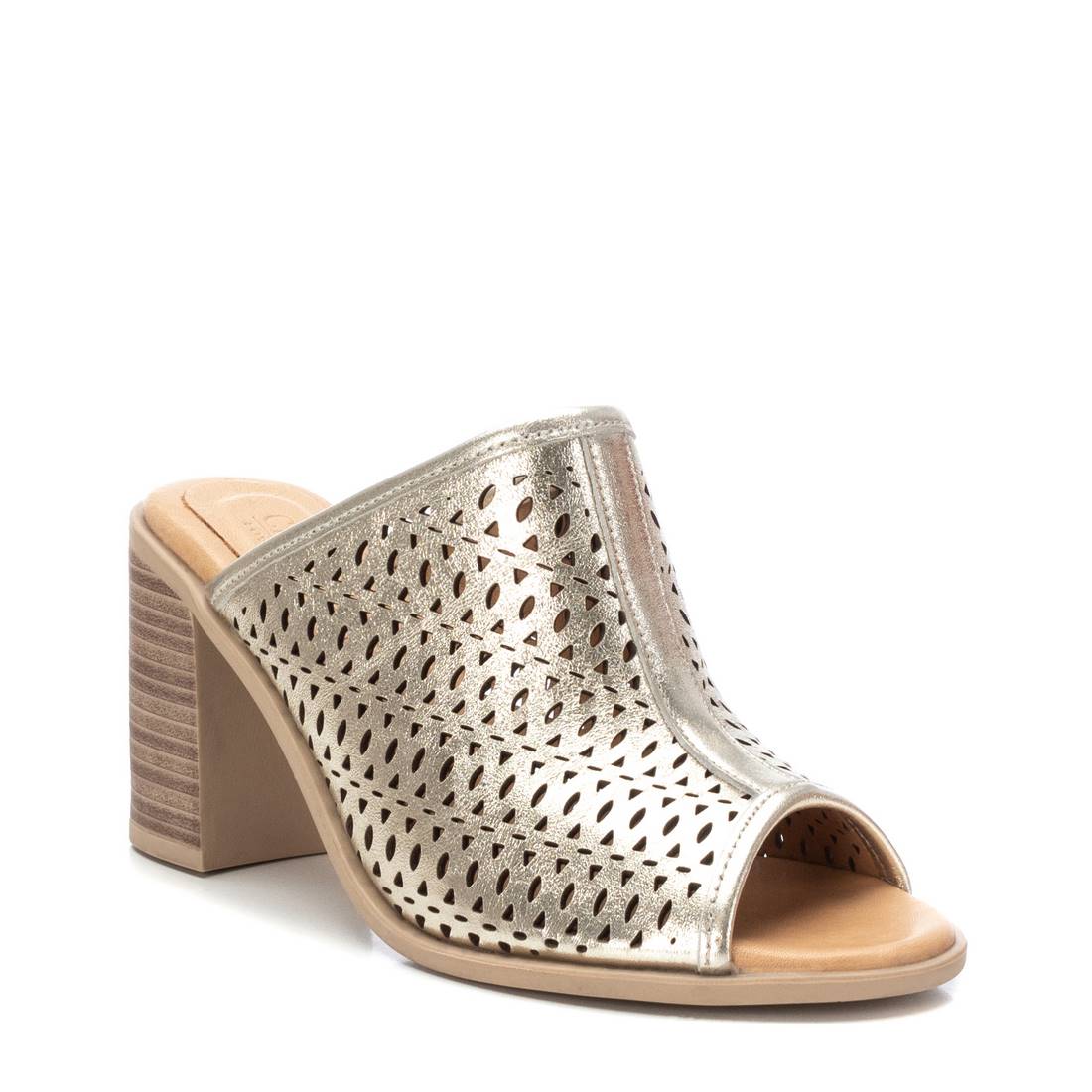 Carmela 16134704 sandale doré cuir talon 8 cm