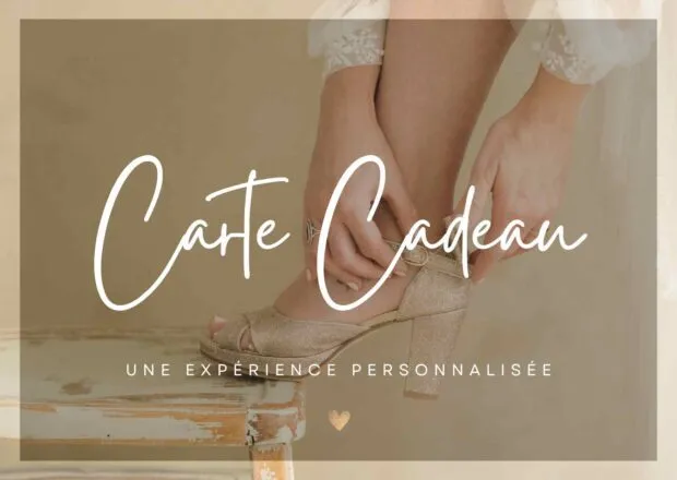 Dessine Moi Un Soulier carte cadeau chaussures personnalisées