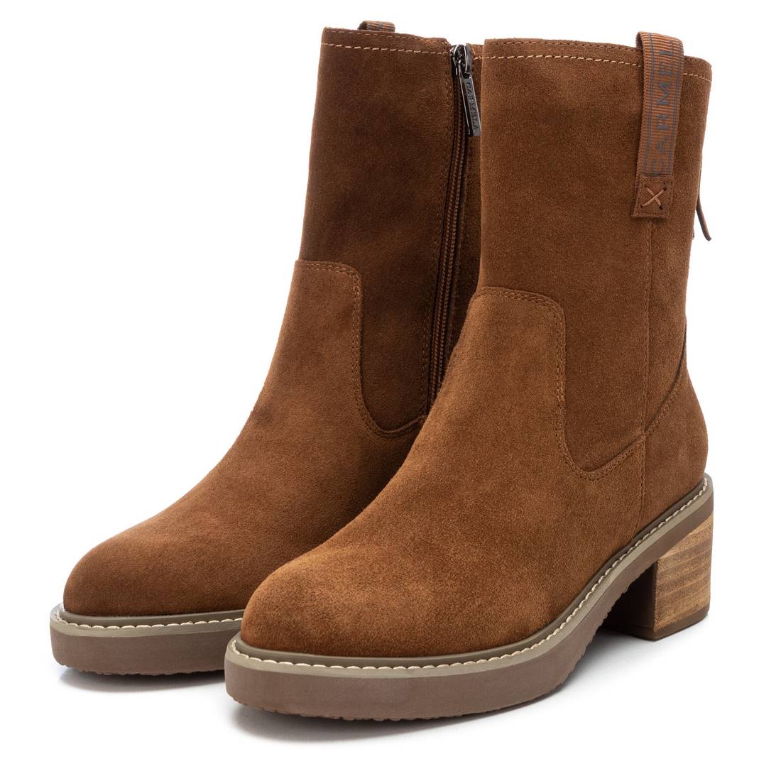Carmela 16034402 bottine cuir marron talon 5 cm
