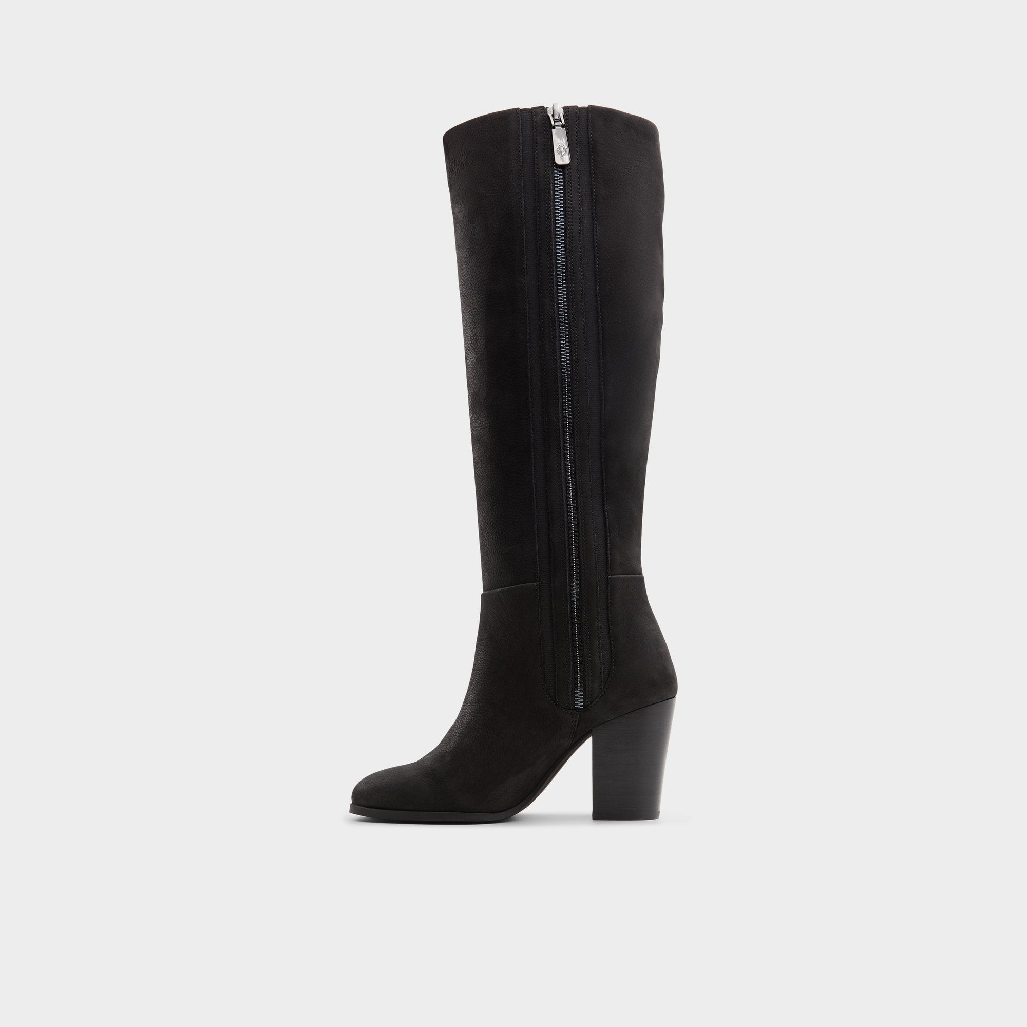 Aldo Belide bottes hautes noires talon bloc