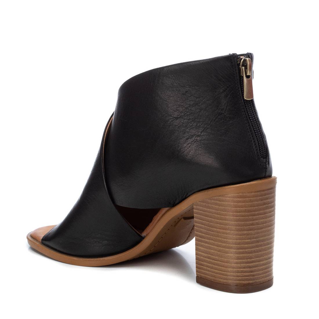 Carmela 16077003 bottine cuir noir talon 8 cm