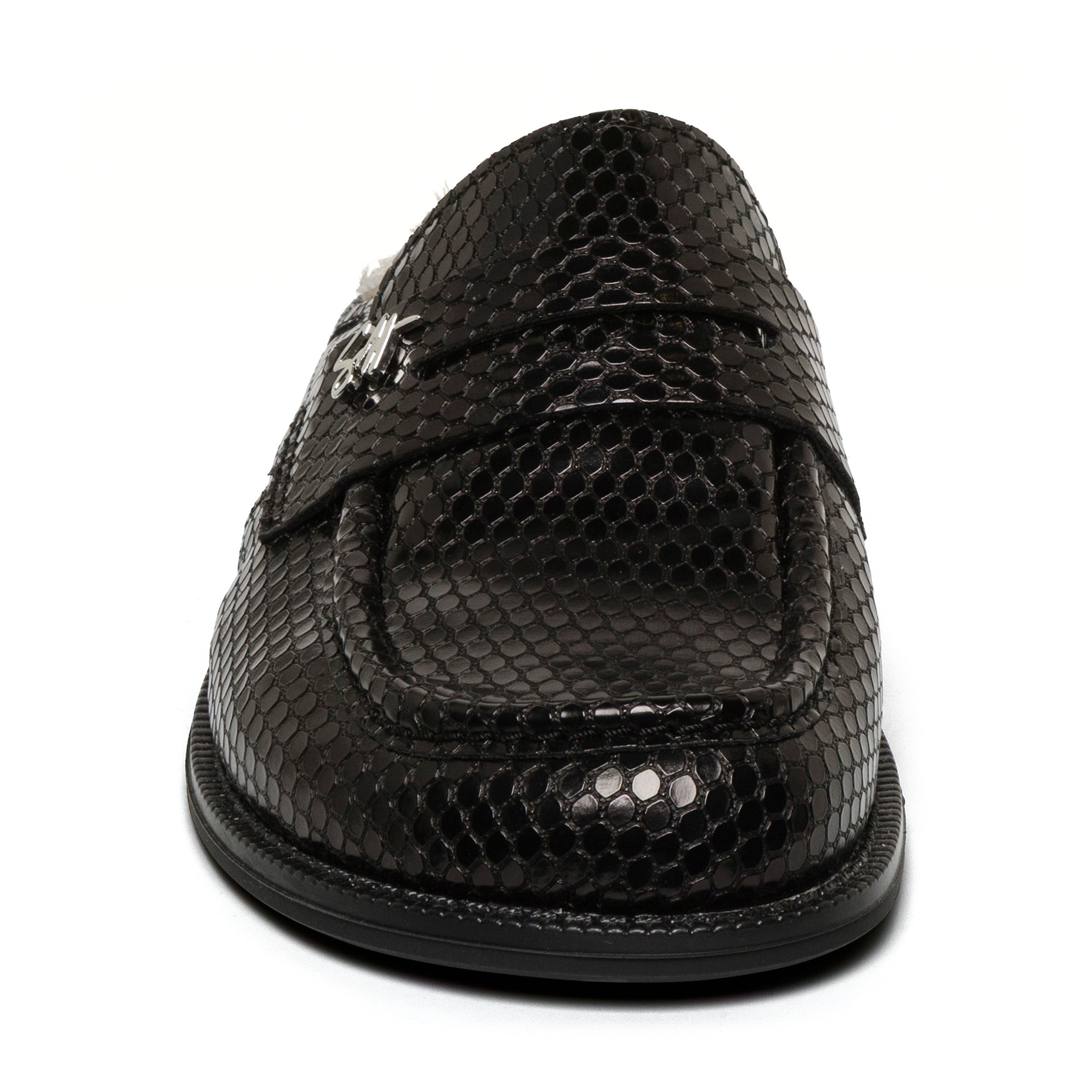 Steve Madden Isabeau-F mules serpent noir