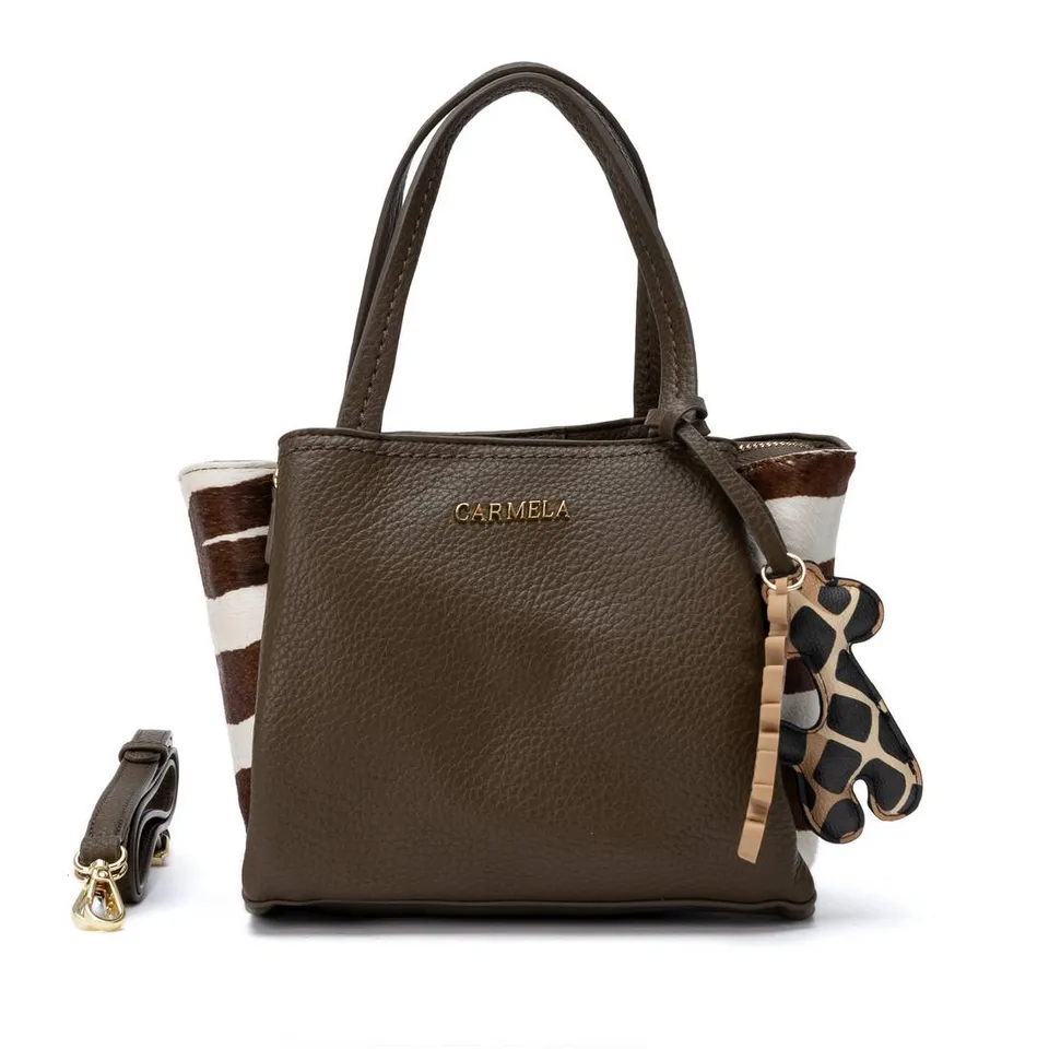 Carmela 186248 18624803 sac kaki imprimé animal