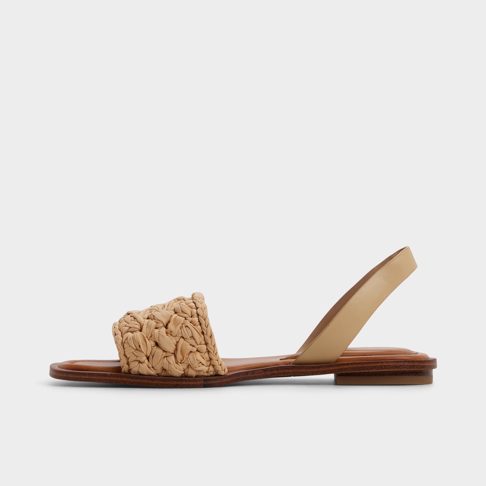 ALDO Solena sandales plates beige à nœud