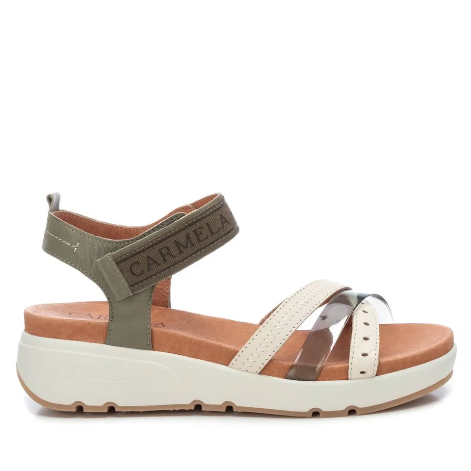Carmela 16058701 sandales femme vertes cuir