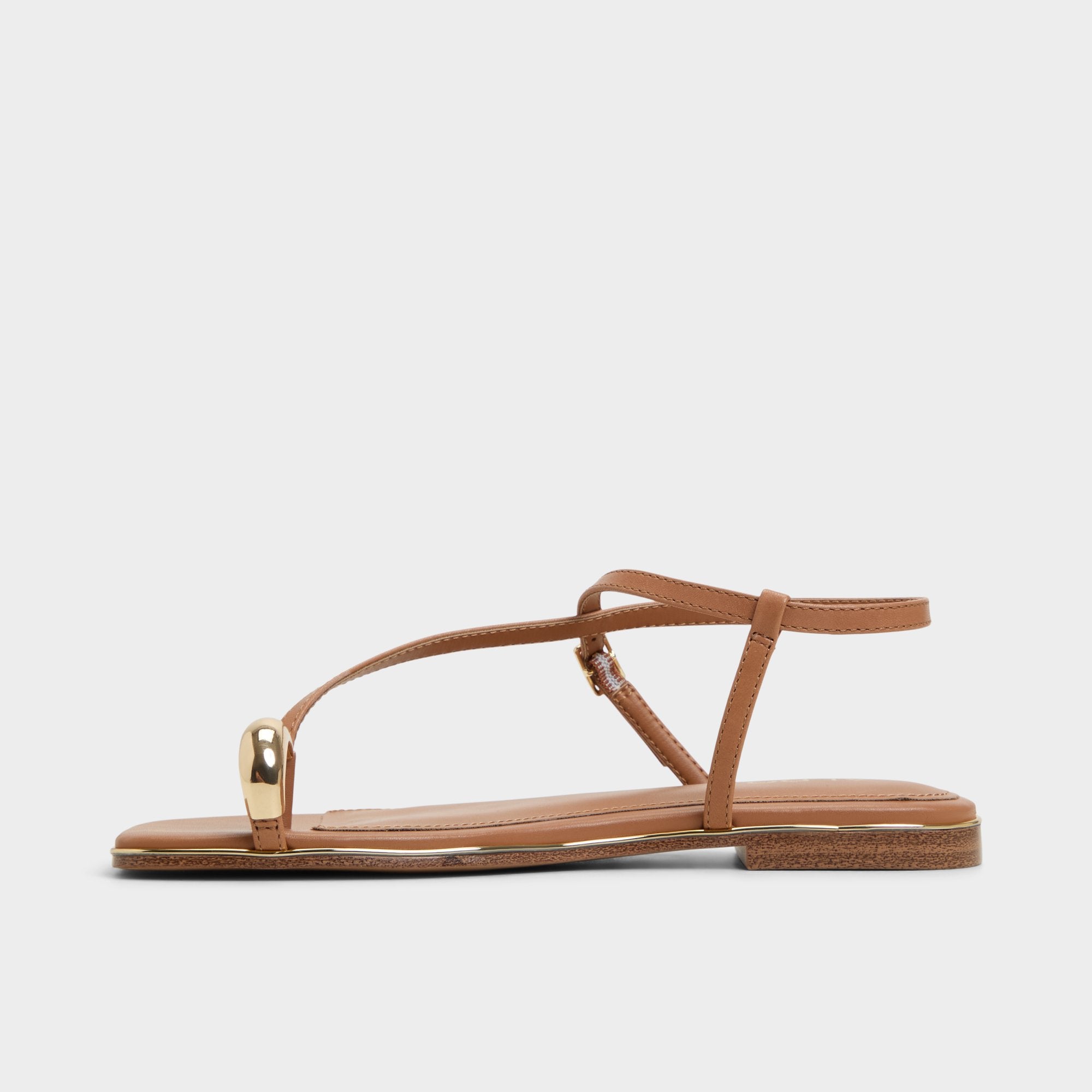 ALDO Jomalina sandales plates marron femme