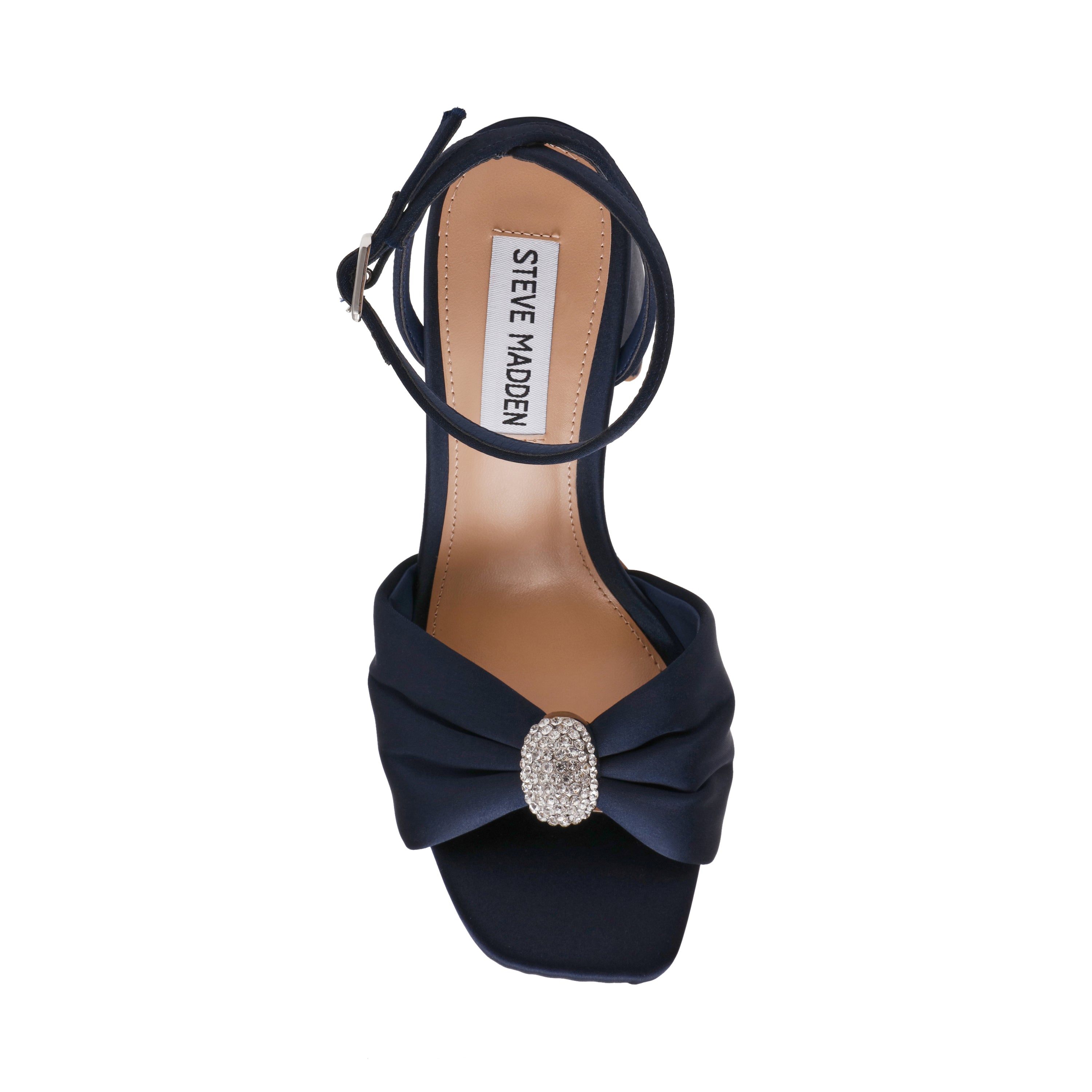 Steve Madden Meladi sandales satin marine talon 7 cm