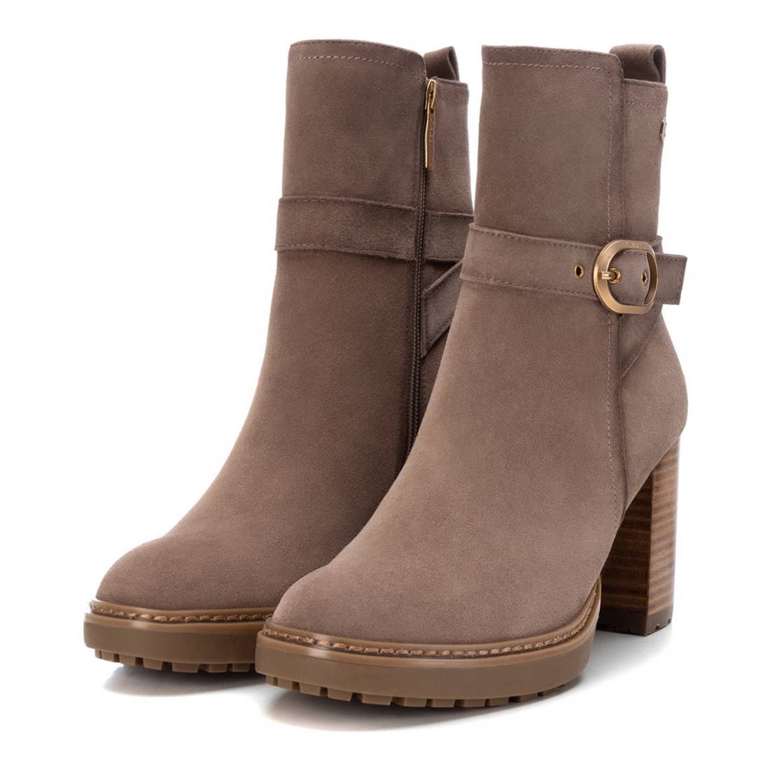 Carmela 16113503 bottines femme suède talon 8 cm