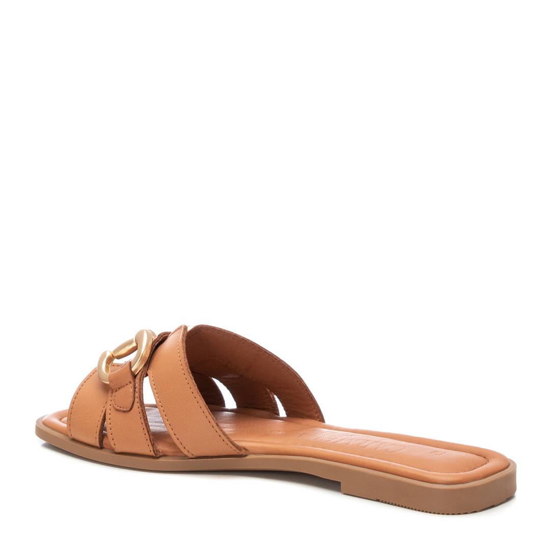 Carmela 16157003 sandales femme marron cuir plat