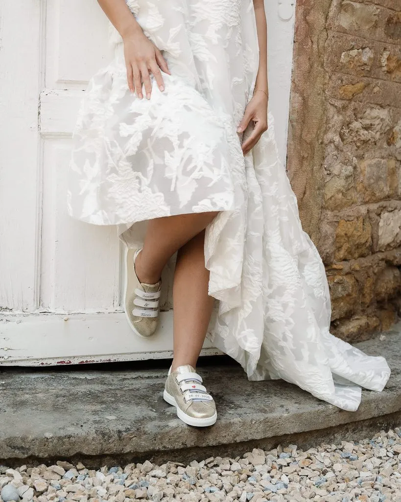 Dessine Moi Un Soulier Mariage Scratch basket personnalisée mariage