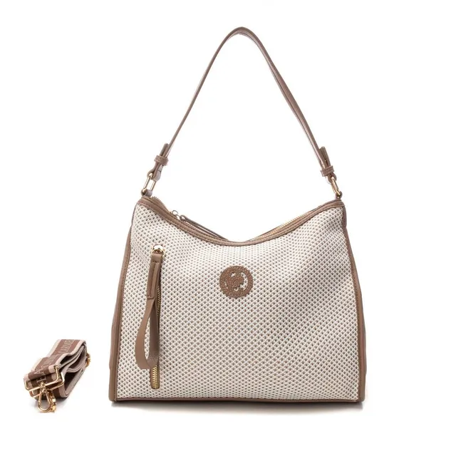 Carmela 18615002 sac cuir taupe épaule