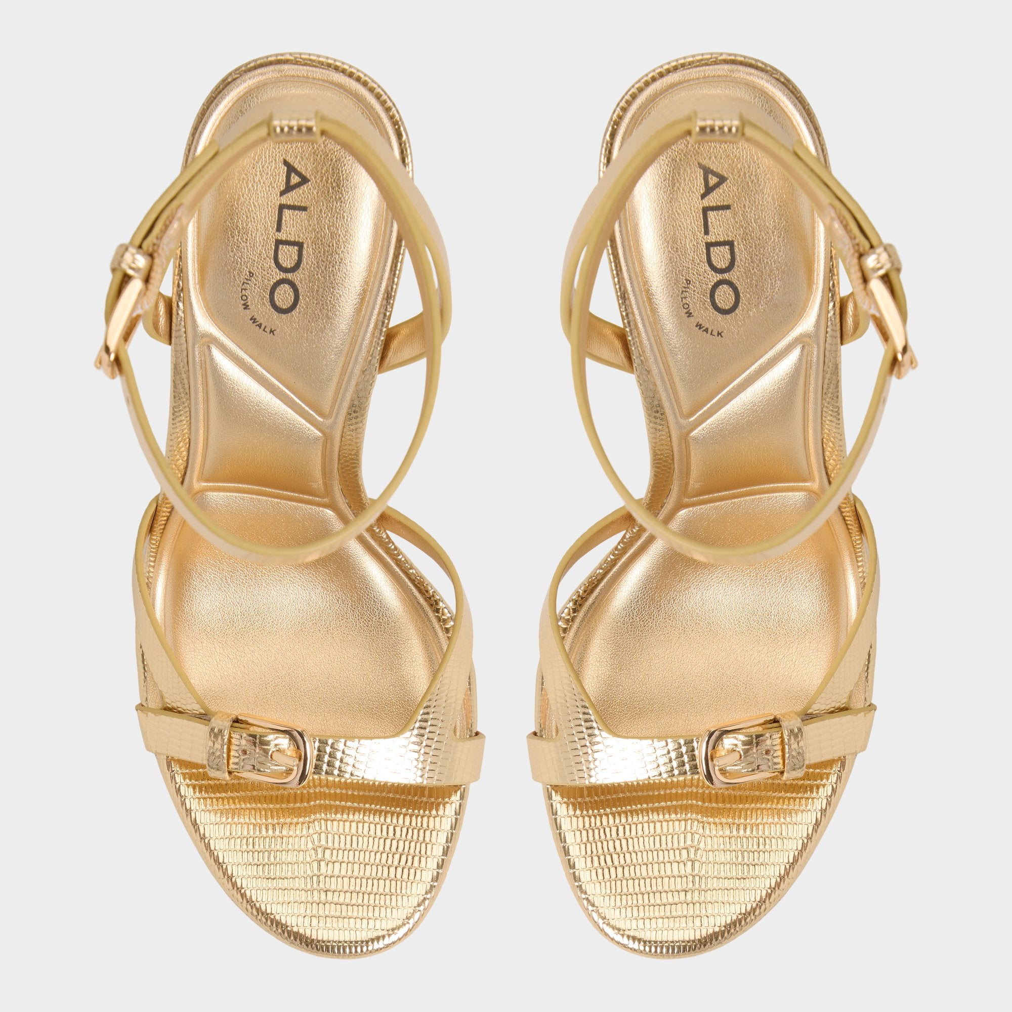 ALDO Onaonwan escarpins dorés femme talon métal
