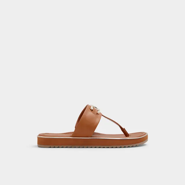 ALDO Adirahar sandales plates marron