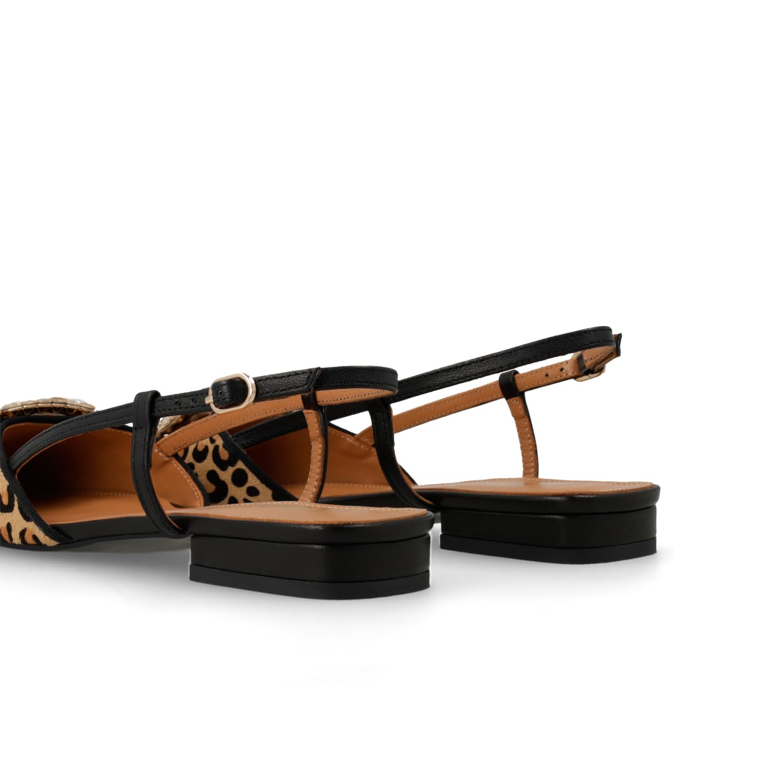 LODI BO5504-P ballerines marron cuir véritable