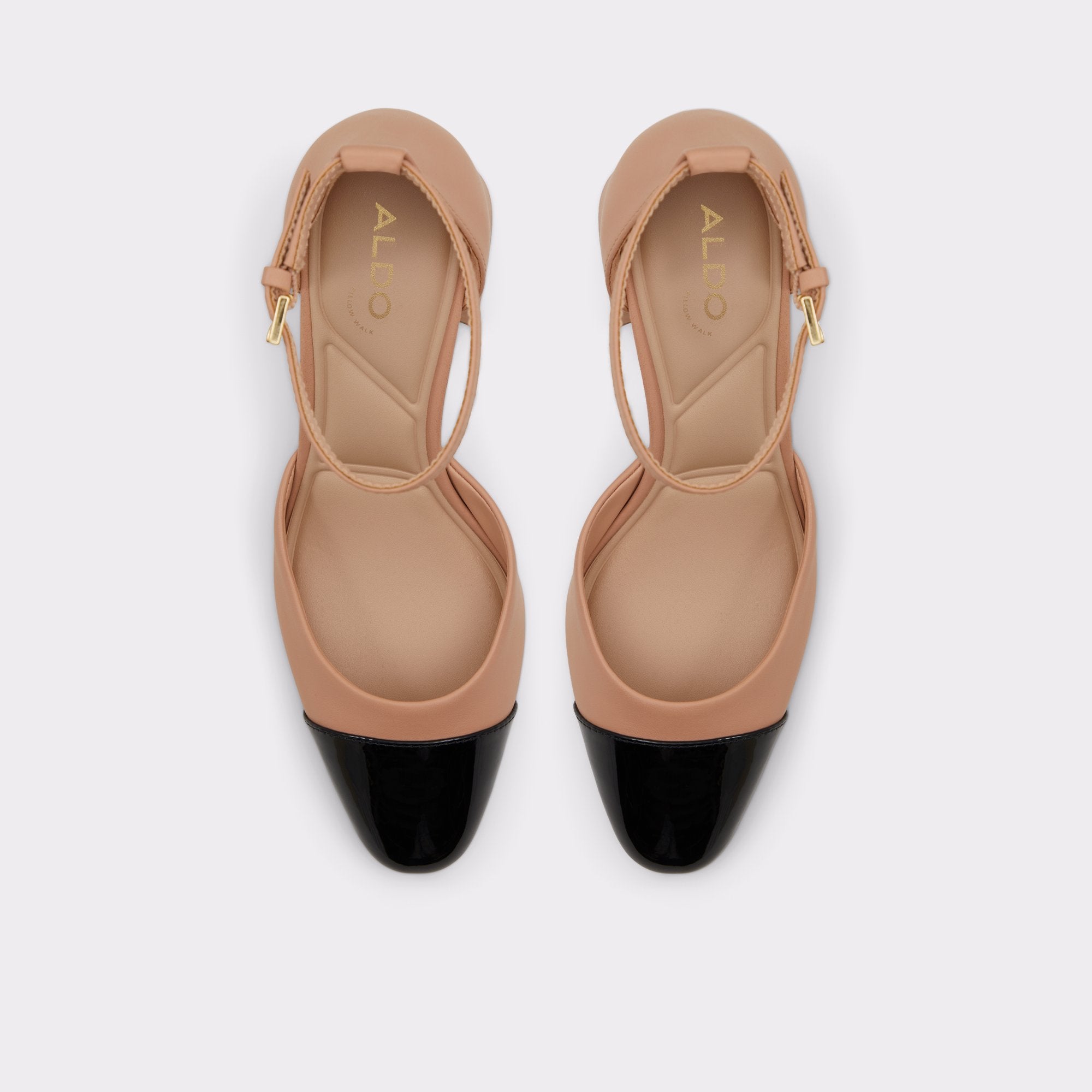 ALDO Silvana escarpins femme talon bloc beige