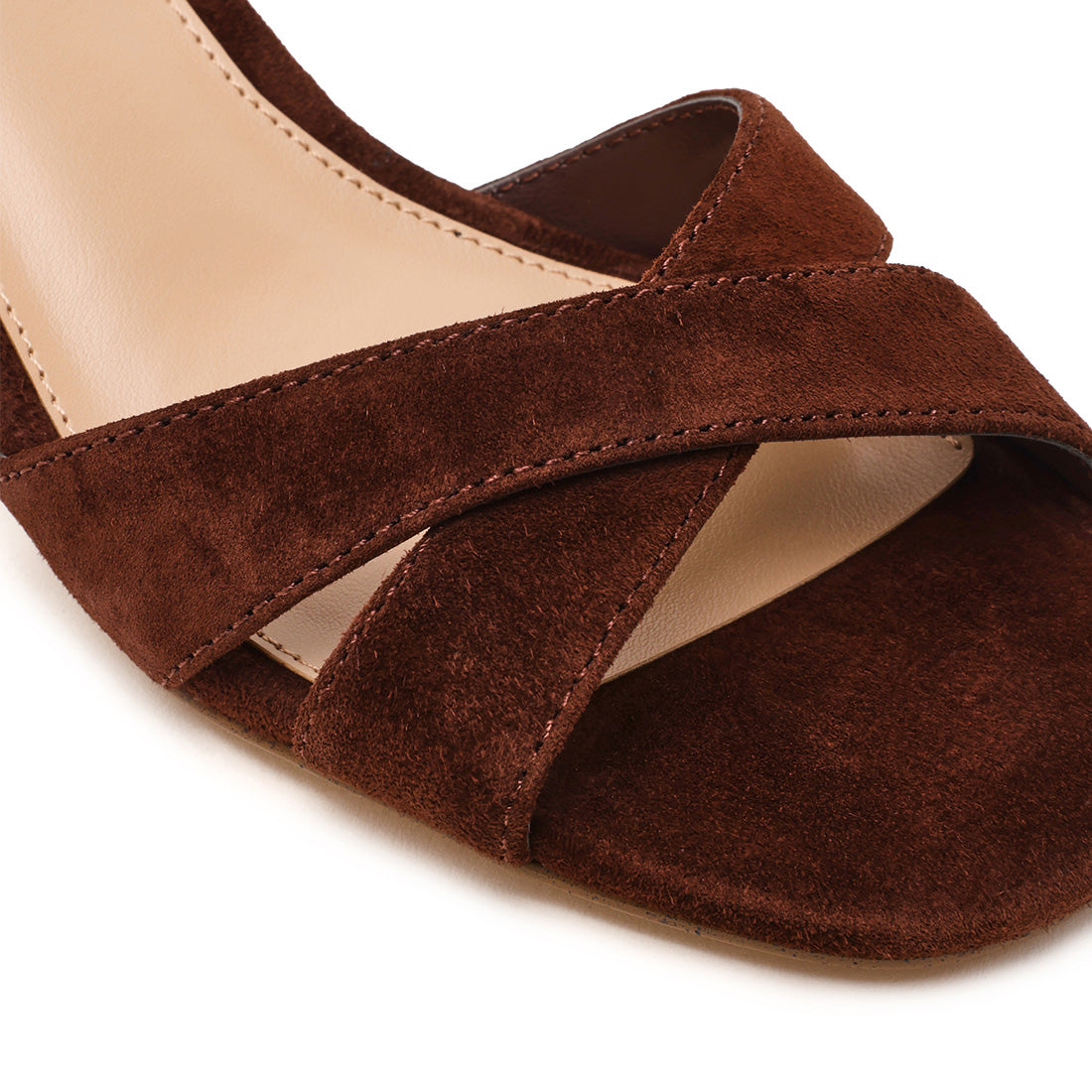Steve Madden Fergie sandale daim marron talon 6 cm