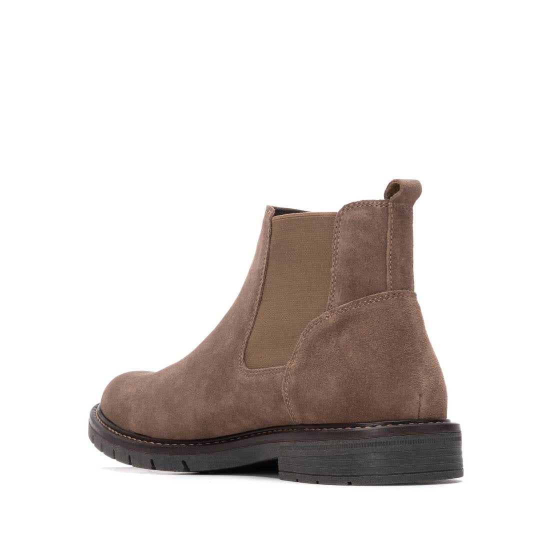 Carmela 16267401 bottines homme marron cuir plat
