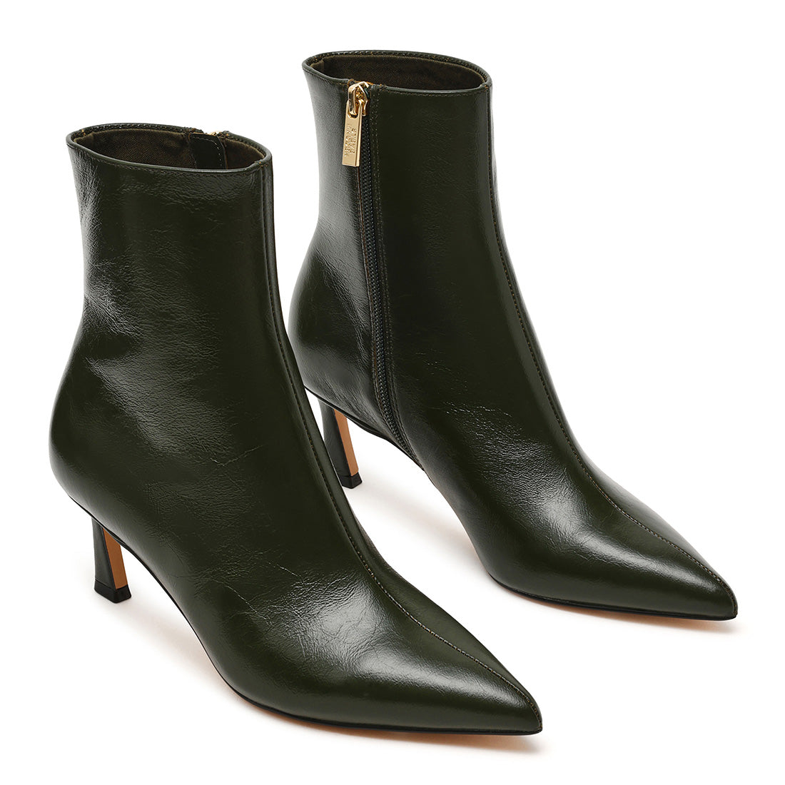 Steve Madden Lulah bottines femme vert cuir talon 6 cm