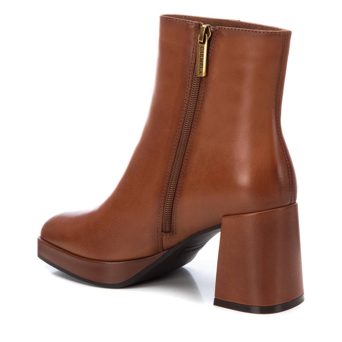 Carmela 16184602 bottine cuir marron talon 8 cm