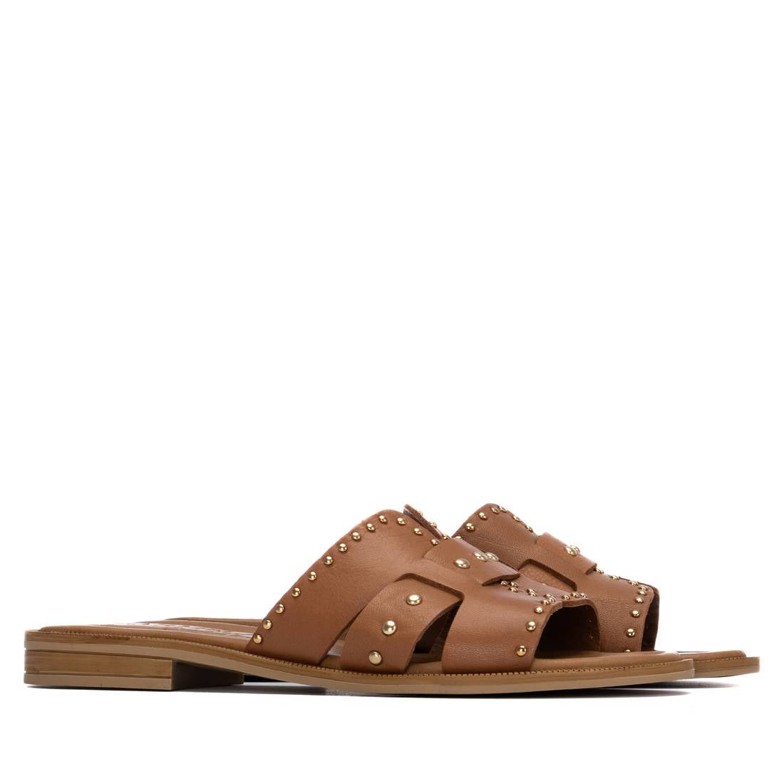 Carmela 16306002 sandale femme camel cuir