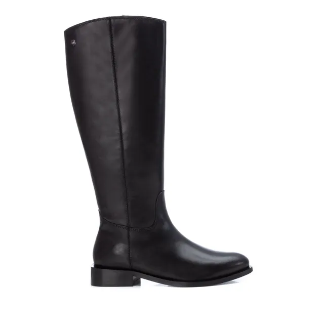 Carmela 16006201 bottes cuir noir zip