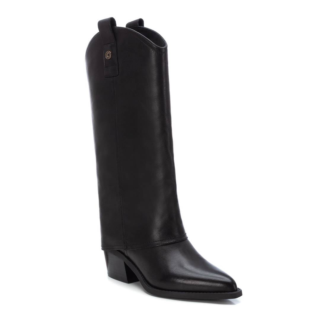 Carmela 16187901 bottes femme noires cuir talon 6 cm