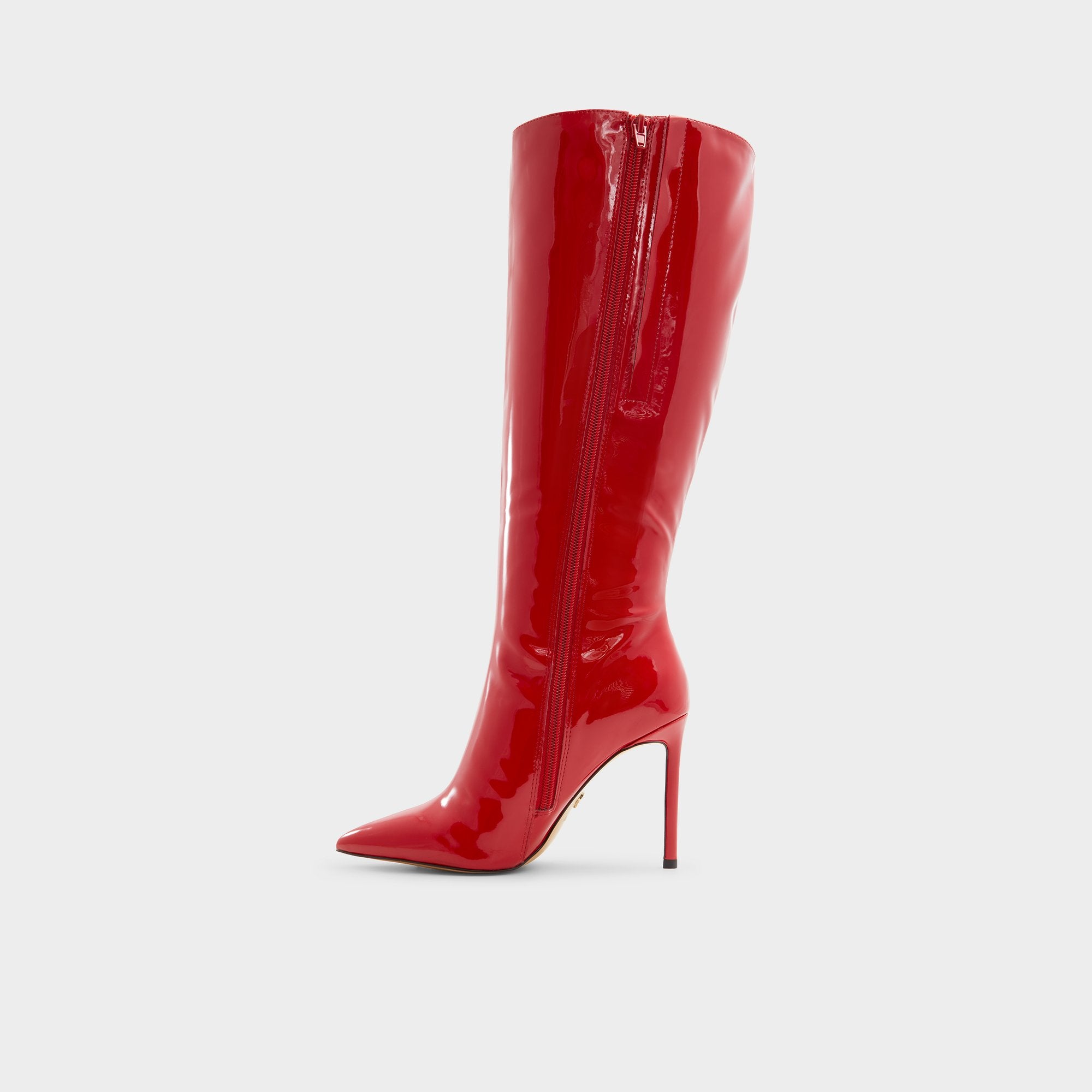 ALDO Agathea-WC bottes genou vernies mollet large
