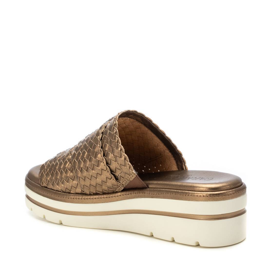 Carmela 16225102 sandales femme doré cuir compensé