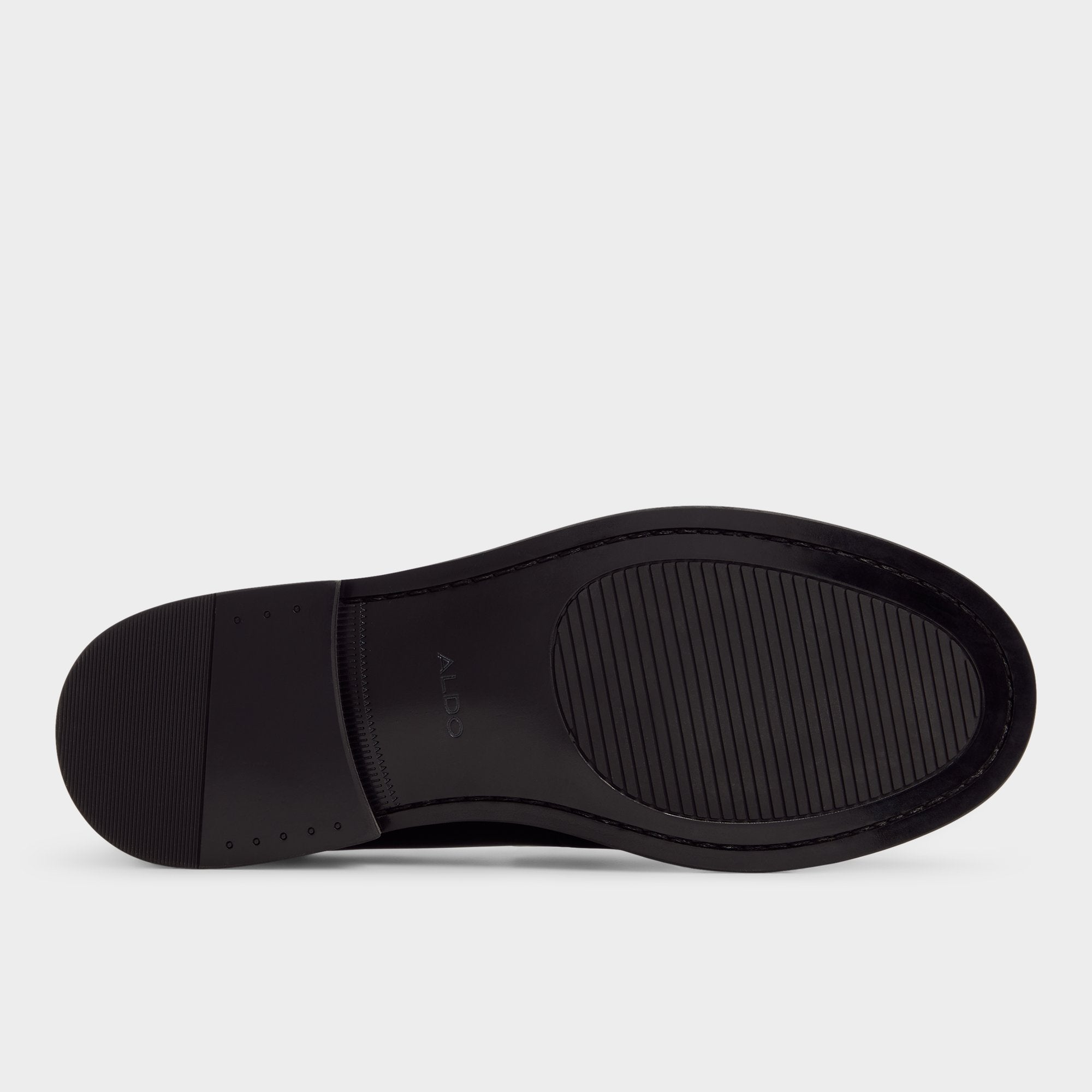 ALDO Ruffus mocassin noir femme coussinet confort