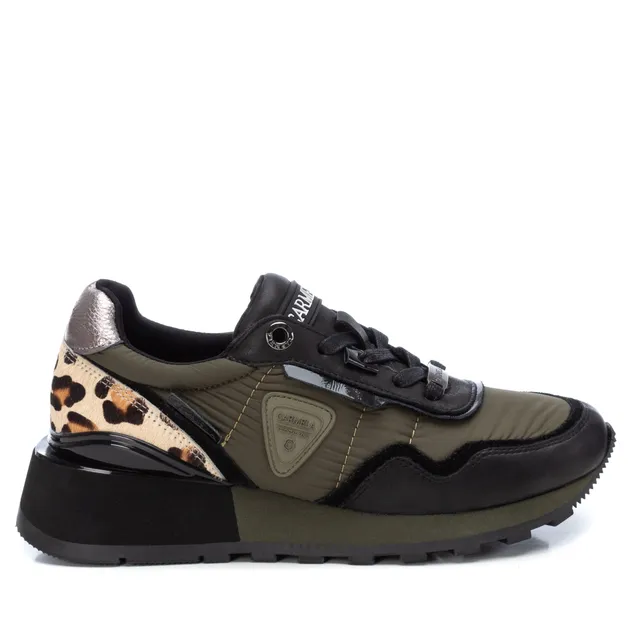 Carmela 16013703 baskets femme vert textile animal