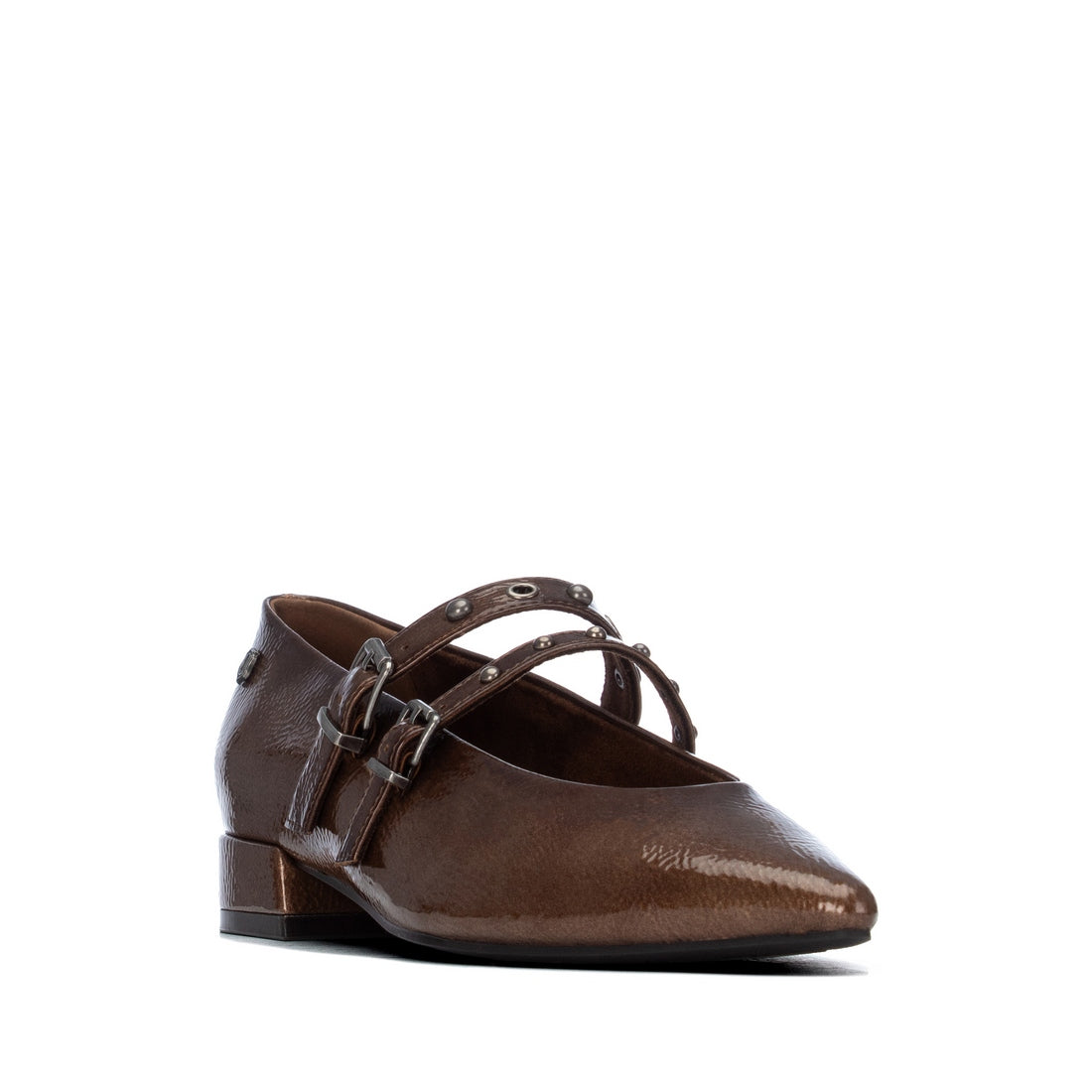 Carmela 16429802 ballerine femme taupe vernie