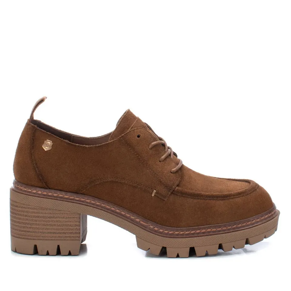 Carmela 16113303 derby cuir marron talon 7 cm