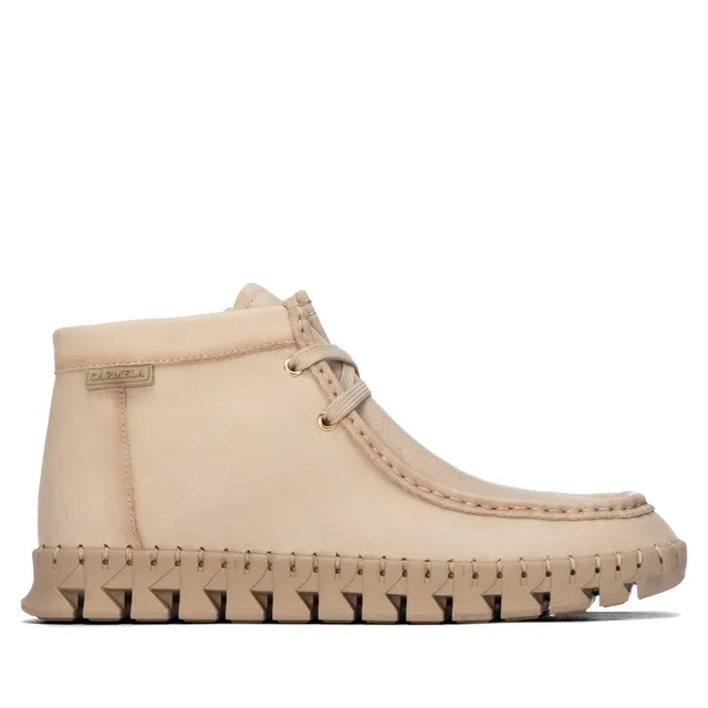Carmela 16438201 bottines cuir beige à lacets