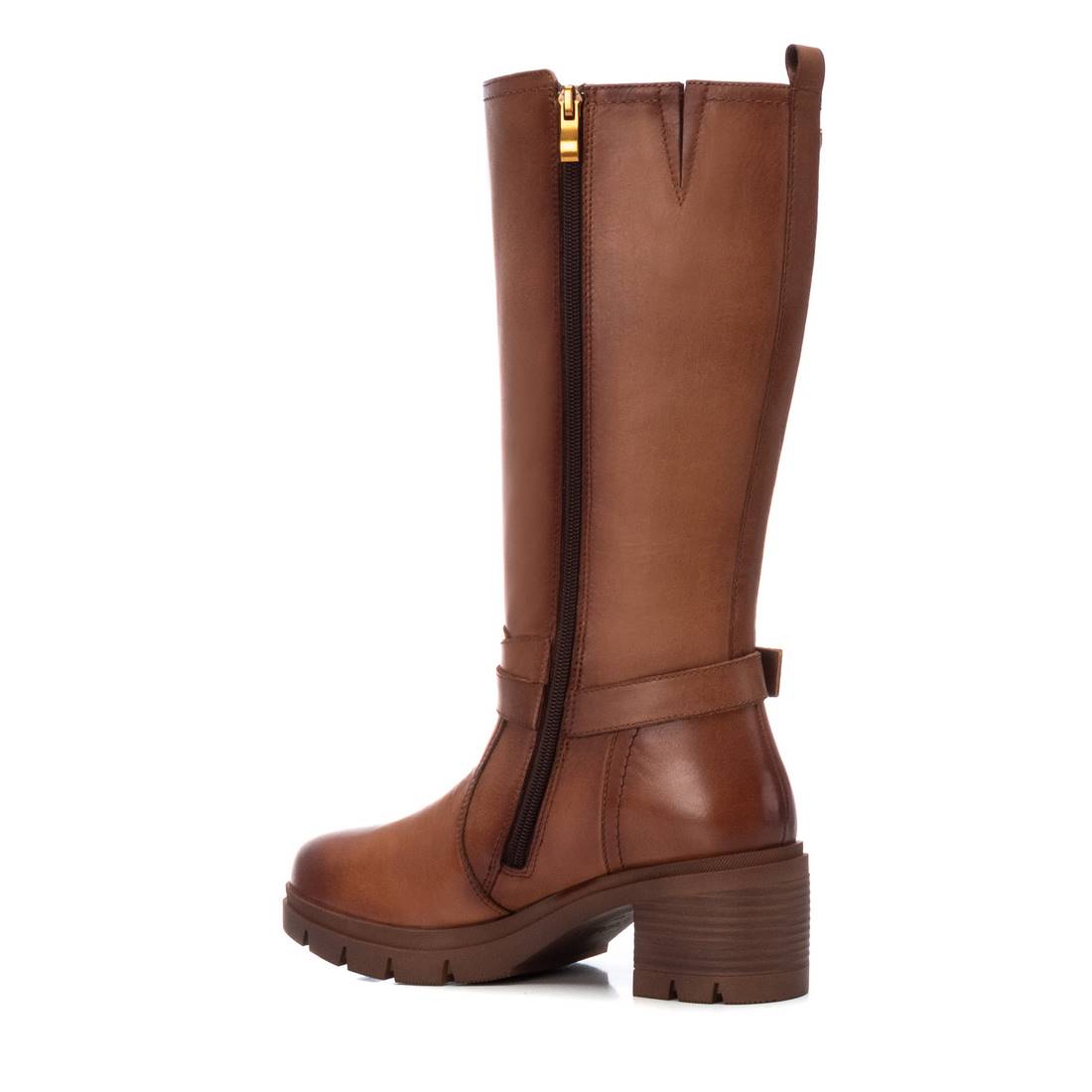 Carmela 16197601 bottes cuir marron talon 7 cm