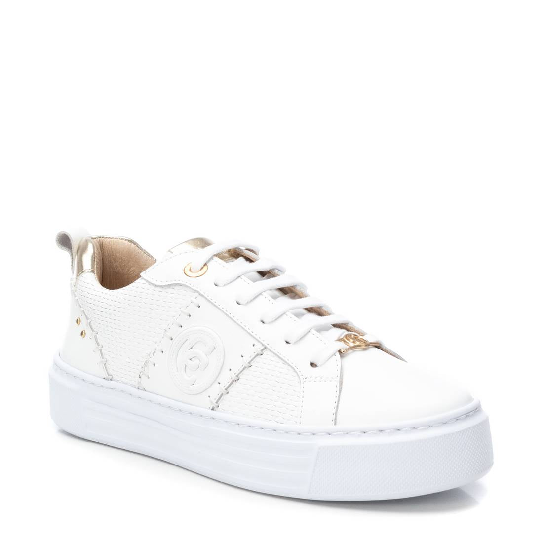 Carmela 16205701 Basket Femme Blanc Cuir
