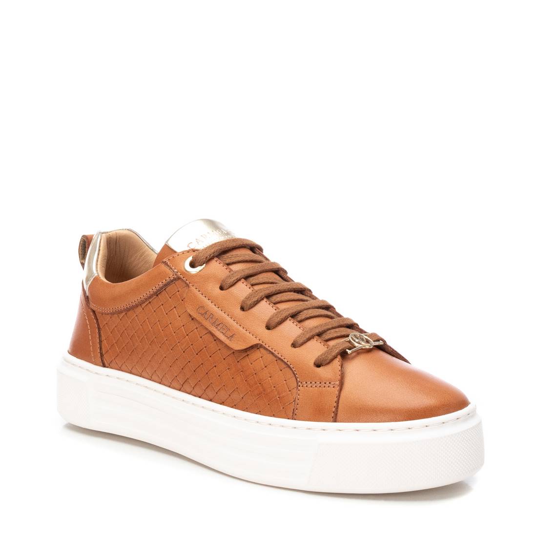 Carmela 161313 16131302 sneaker marron cuir lacets