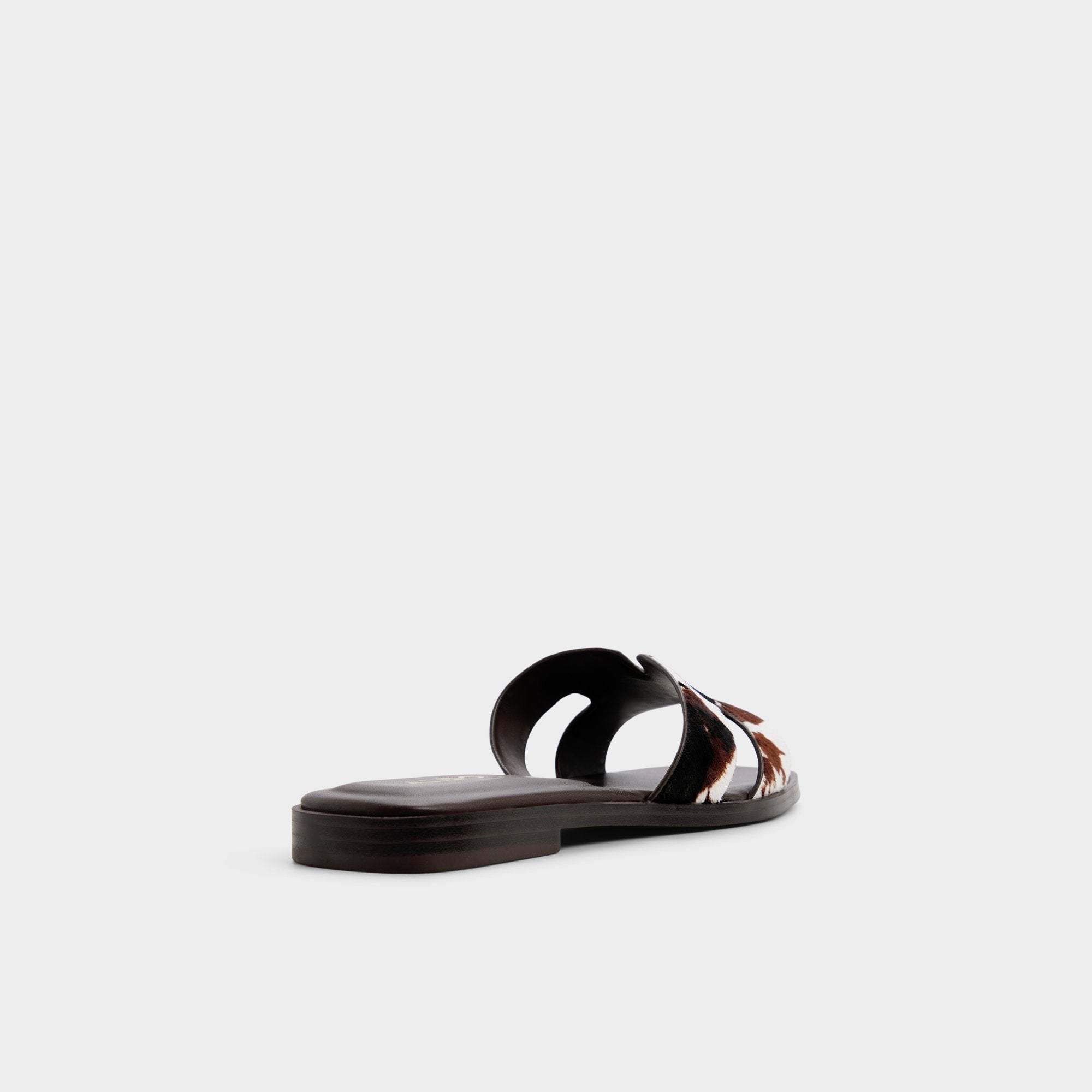 ALDO Itsandal sandales plates imprimé vache