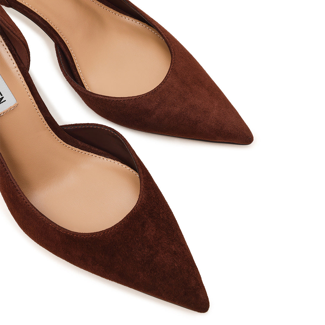 Steve Madden Vena escarpins daim marron talon 8,5 cm