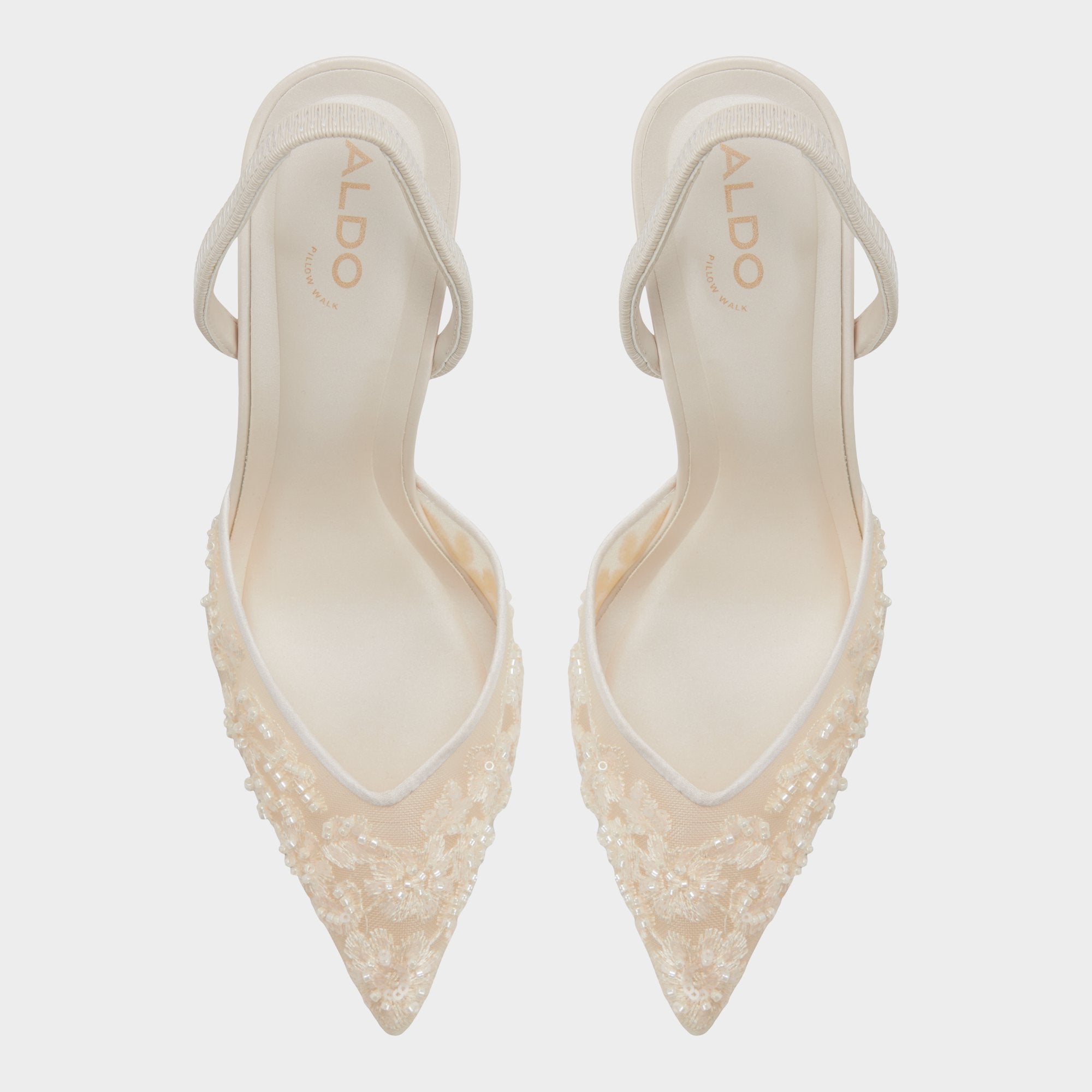ALDO Carollina escarpins blancs talon haut