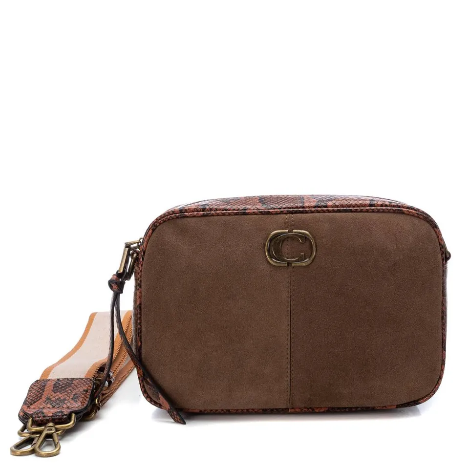 Carmela 18607204 sac bandoulière marron cuir 22 cm