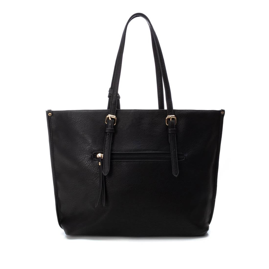 Carmela 18613001 sac épaule rafia noir 30x37cm